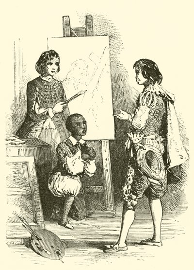 Sebastian Gomez, summoned before Murillo by English School